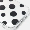 Funda para iPhone con lunares y acabado espejo