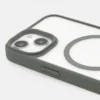 Funda transparente para iPhone en tonos verdes Funda transparente para iPhone en tonos verdes