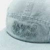 Gorra azul de 5 paneles con bordado