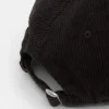 Gorra de pana negra