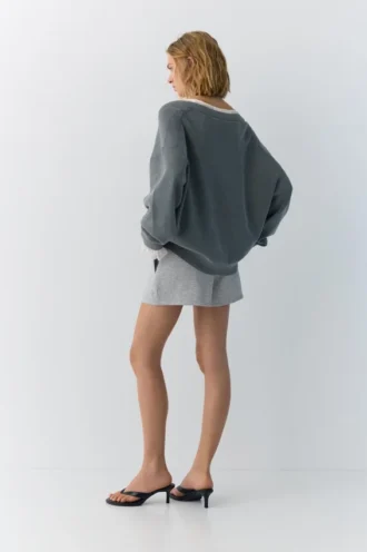 Jersey de cuello en V