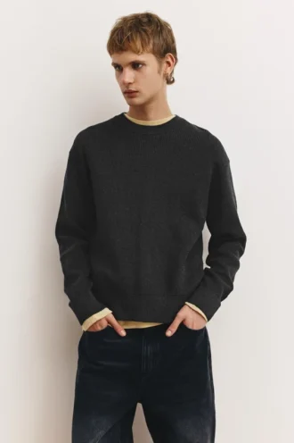 Jersey de cuello redondo Jersey de cuello redondo