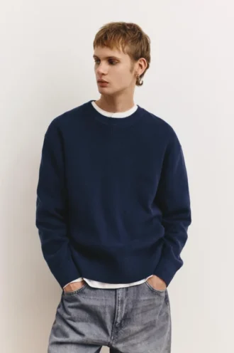 Jersey de cuello redondo Jersey de cuello redondo
