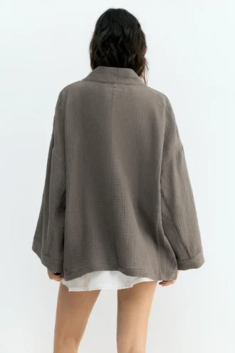 Kimono de crepé