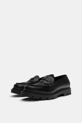 Mocasines con suela gruesa