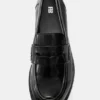 Mocasines de imitación charol