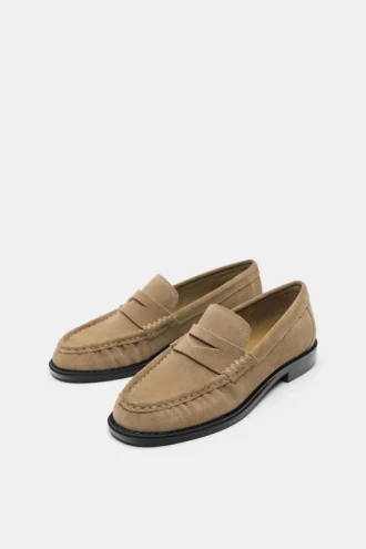 Mocasines de piel