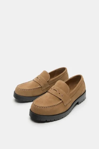 Mocasines de piel