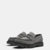 Mocasines gruesos de piel