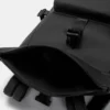 Mochila de tela recubierta de goma