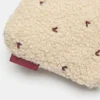 Neceser de imitación de piel de oveja con corazones Neceser de imitación de piel de oveja con corazones
