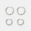 Pack de 2 pendientes de aro Pack de 2 pendientes de aro