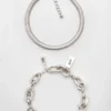 Pack de 2 pulseras de cadena Pack de 2 pulseras de cadena