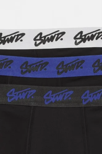 Pack de 3 boxers azules STWD