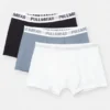Pack de 3 boxers con cintura azul claro Pack de 3 boxers con cintura azul claro