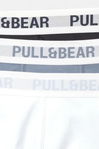 Pack de 3 boxers con cintura azul claro Pack de 3 boxers con cintura azul claro