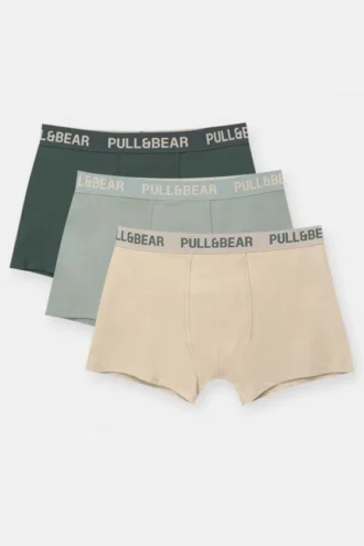 Pack de 3 boxers con el logotipo de Pull&Bear Pack de 3 boxers con el logotipo de Pull&Bear