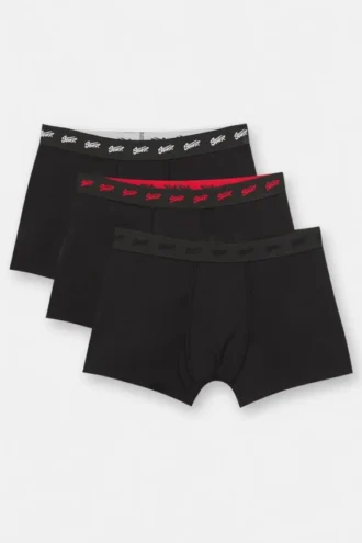 Pack de 3 boxers con logotipo pequeño