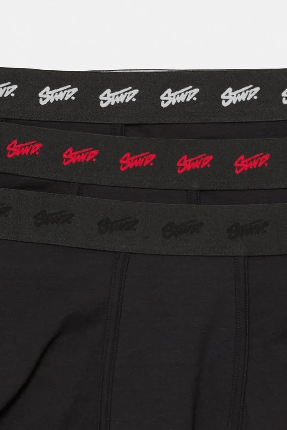 Pack de 3 boxers con logotipo pequeño Pack de 3 boxers con logotipo pequeño
