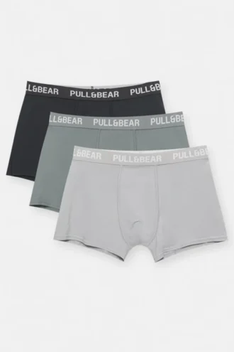 Pack de 3 boxers grises Pack de 3 boxers grises