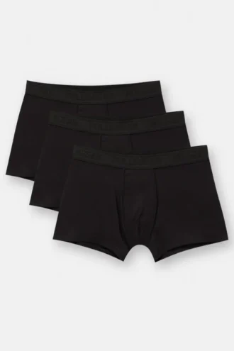 Pack de 3 boxers negros