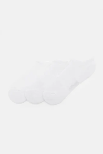 Pack de 3 pares de calcetines blancos hasta el tobillo