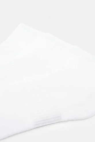 Pack de 3 pares de calcetines blancos hasta el tobillo