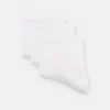 Pack de 3 pares de calcetines blancos hasta el tobillo