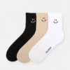 Pack de 3 pares de calcetines con caras sonrientes Pack de 3 pares de calcetines con caras sonrientes
