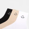 Pack de 3 pares de calcetines con caras sonrientes Pack de 3 pares de calcetines con caras sonrientes