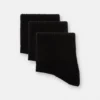 Pack de 3 pares de calcetines negros Pack de 3 pares de calcetines negros