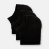 Pack de 3 pares de calcetines negros cortos