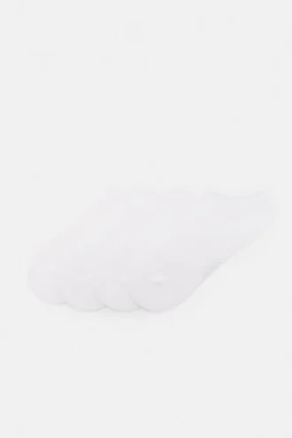 Pack de 4 pares de calcetines blancos hasta el tobillo Pack de 4 pares de calcetines blancos hasta el tobillo