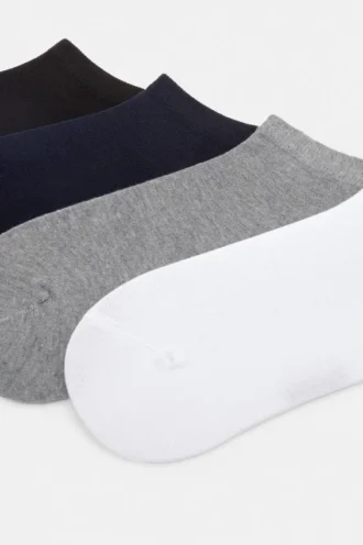 Pack de 4 pares de calcetines cortos básicos