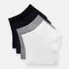 Pack de 4 pares de calcetines cortos básicos
