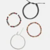 Pack de 4 pulseras de cuentas