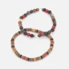 Pack de 4 pulseras de cuentas