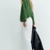 Pantalones blancos con doble pinza Pantalones blancos con doble pinza