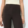 Pantalones bootcut de talle medio