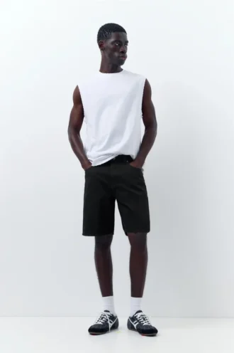 Pantalones Cortos de Bermudas vaqueras de corte estándar