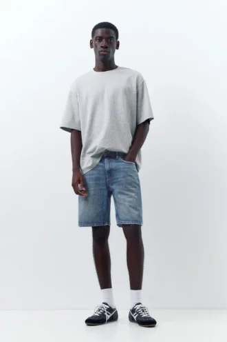 Pantalones Cortos de Bermudas vaqueras de corte estándar