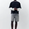 Pantalones Cortos de Bermudas vaqueras de corte estándar Pantalones Cortos de Bermudas vaqueras de corte estándar