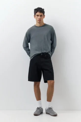 Pantalones Cortos de Bermudas vaqueras de corte estándar
