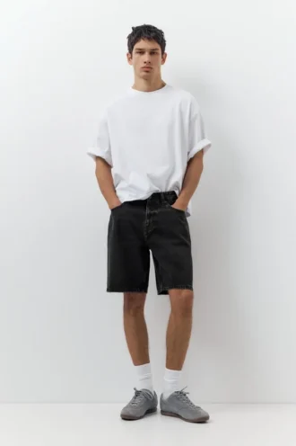 Pantalones Cortos de Bermudas vaqueras de corte estándar
