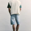 Pantalones Cortos de Bermudas vaqueras de corte estándar Pantalones Cortos de Bermudas vaqueras de corte estándar