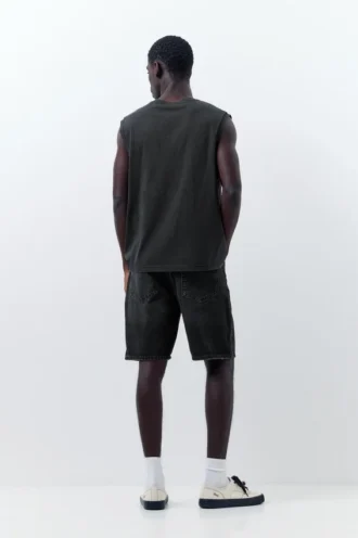 Pantalones Cortos de Bermudas vaqueras de corte estándar