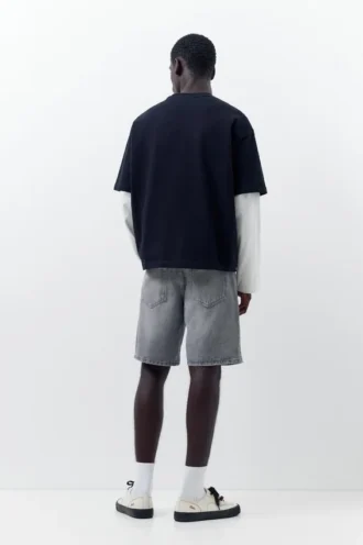 Pantalones Cortos de Bermudas vaqueras de corte estándar
