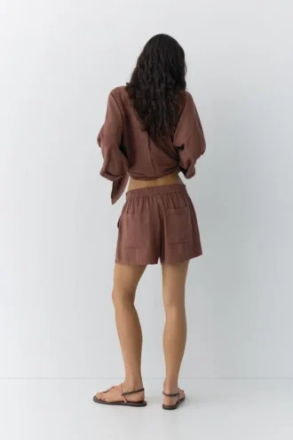 Pantalones Cortos de lino
