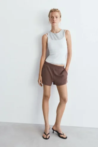 Pantalones Cortos deportivos de tacto suave