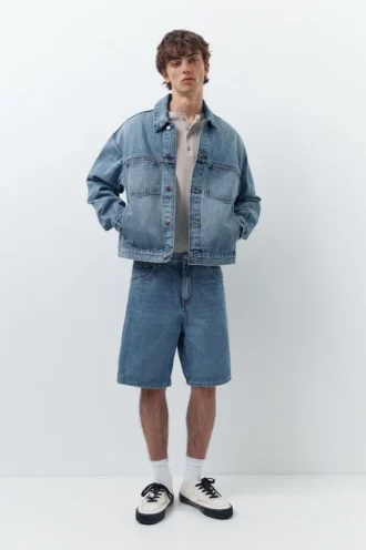 Pantalones Cortos holgados de denim